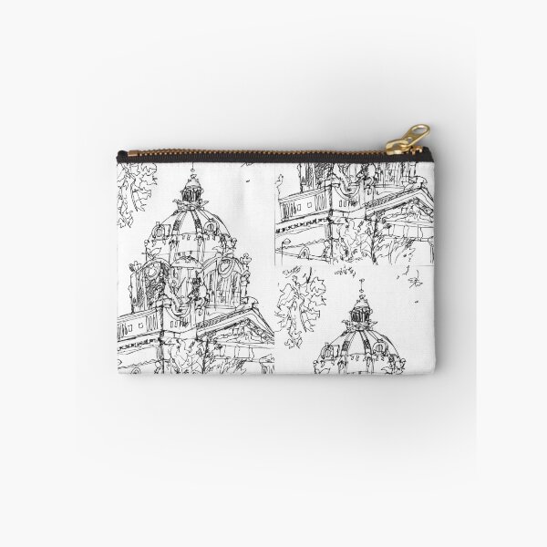 Item preview, Budapest, Széchenyi Thermal Baths Illustration - Black Version designed and sold by Lucie Jamais.