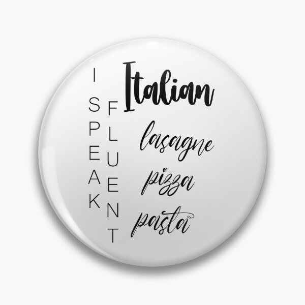 Artikelvorschau, Ich spreche fließend Italienisch ... Lasagne-Pizza-Nudeln entworfen und verkauft von EmeraldeaArt.
