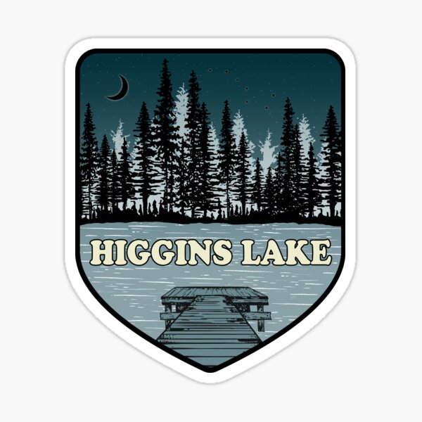 A Night on Higgins Lake Sticker