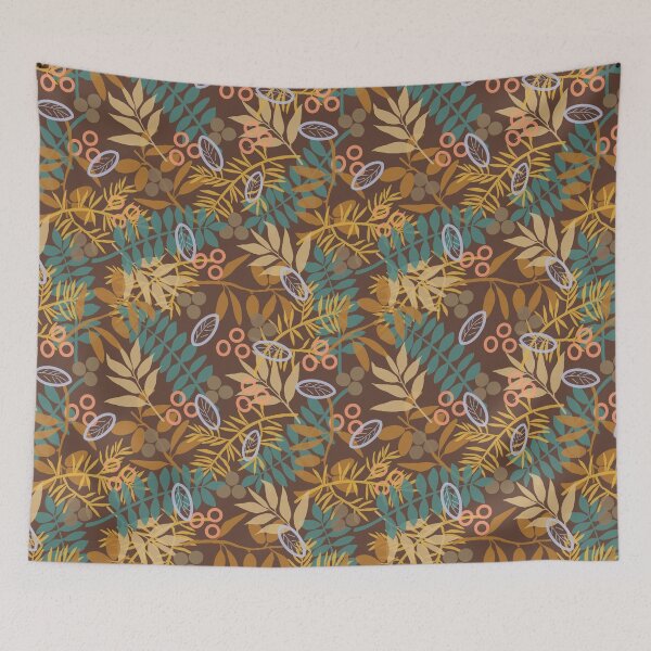 Item preview, Branches and leaves in brown tones designed and sold by Ninaeva.