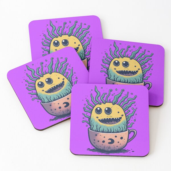 Item preview, Coffee cup monster designed and sold by Rothnaric.