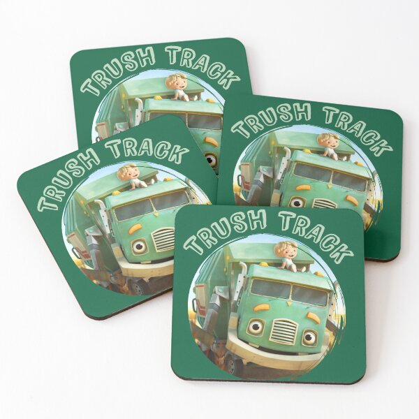 Item preview, Hank and the Trash Truck | Kids Cartoon Garbage Track designed and sold by MrsLittleBear.