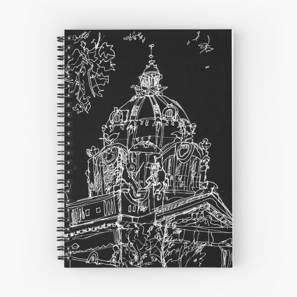 Item preview, Budapest, Széchenyi Thermal Baths Illustration - White Version designed and sold by Lucie Jamais.