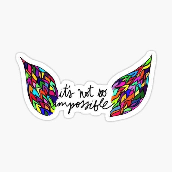 Sufjan Stevens it’s not so impossible lyrics Sticker