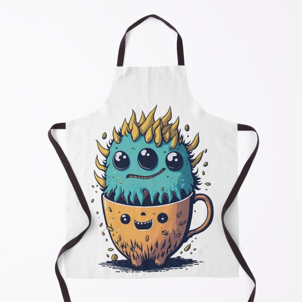 Item preview, Three-eyed monster in a coffee cup designed and sold by Rothnaric.
