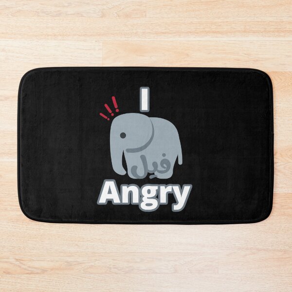 Item preview, I Feel Angry, I فيل Angry designed and sold by ArabicMerch.