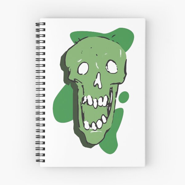 Item preview, green skull designed and sold by Ratatatts.