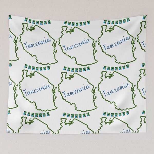 Item preview,  Flags and Tradition Tanzania Design  designed and sold by Tienda-Vane.