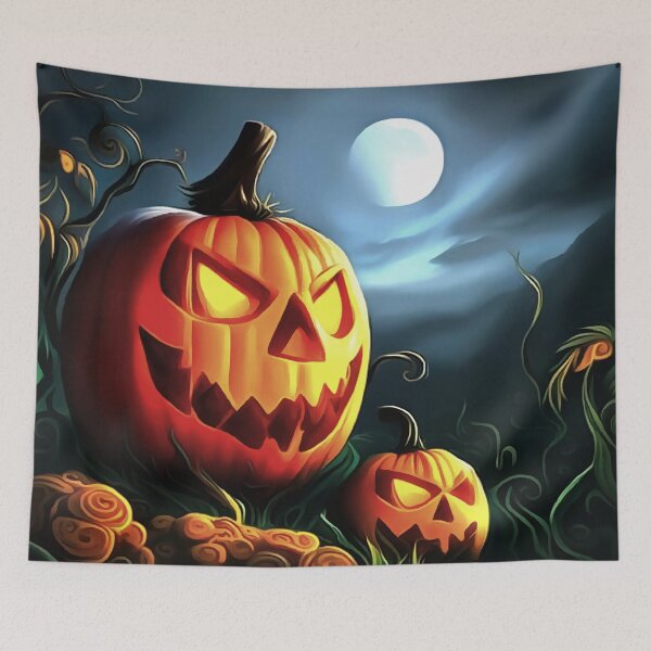 Item preview, Halloween JackOlanterns At Midnight designed and sold by taiche.