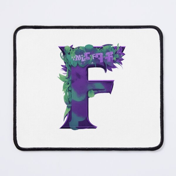 Item preview, Letter F art floral designed and sold by Kodchaporn-P.