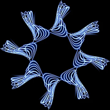Artwork thumbnail, Blue Star by Meo Design