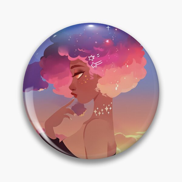 Item preview, Space Rainbow Afro  	 designed and sold by zubceolcvw45.