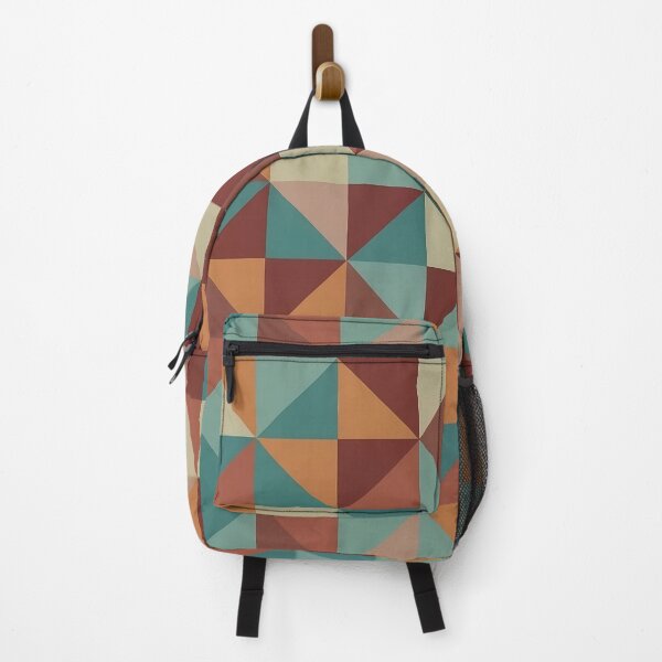 Item preview, Vintage Colorful Abstract Triangle Pattern designed and sold by PMCreative.