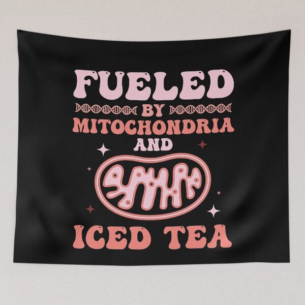 Item preview, Fueled By Mitochondria and Iced Tea Funny Biology - Biology Teacher Day designed and sold by Amineharoni.