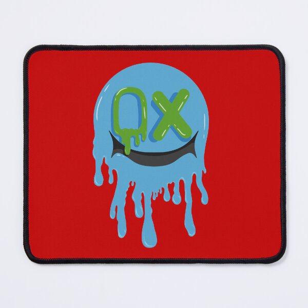 Item preview, Blue Drippy Cross face designed and sold by RobsArtlyMusings.