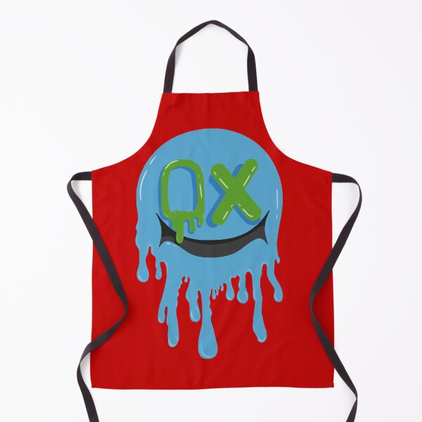 Item preview, Blue Drippy Cross face designed and sold by RobsArtlyMusings.