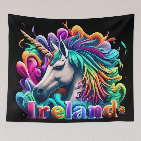 Item preview, Ireland Unicorn 3 designed and sold by OliDesigns.