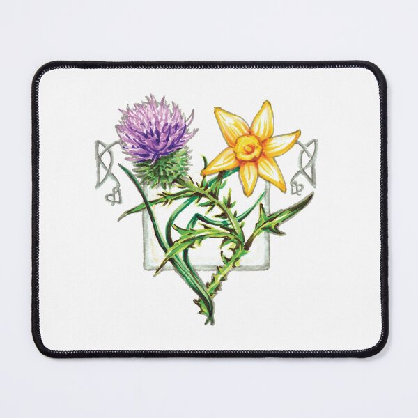 Item preview, Thistle and Daffodil. designed and sold by NatRowland Art.