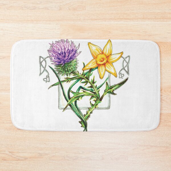 Item preview, Thistle and Daffodil. designed and sold by NatRowland Art.
