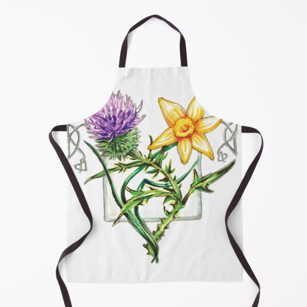 Item preview, Thistle and Daffodil. designed and sold by NatRowland Art.