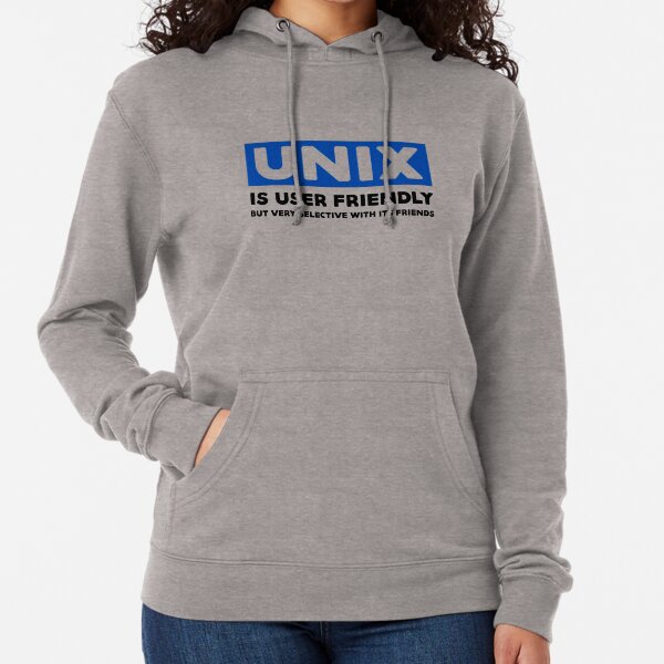 Item preview, Unix is User Friendly - Funny Programming Jokes - Light Color designed and sold by Programming Jokes.