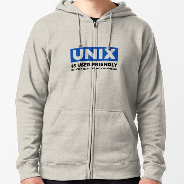 Item preview, Unix is User Friendly - Funny Programming Jokes - Light Color designed and sold by Programming Jokes.