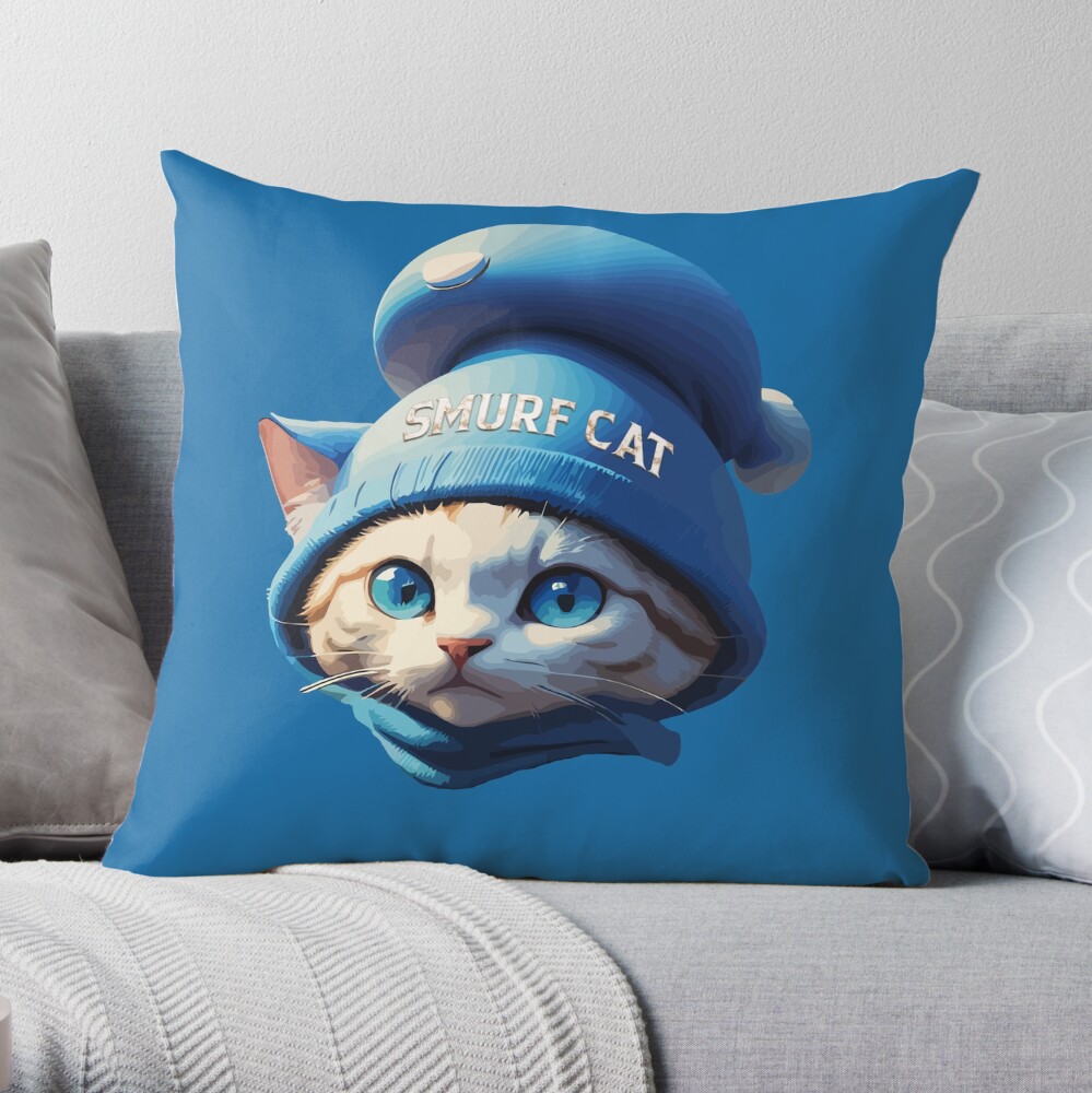 Cute Little Smurf Cat Poster for Sale by sklstore