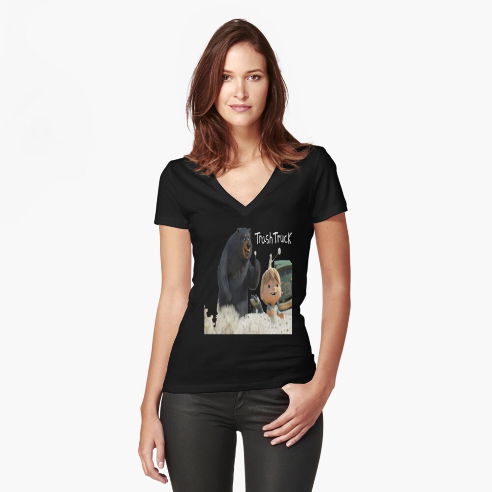 Artikel-Vorschau von Tailliertes T-Shirt mit V-Ausschnitt, designt und verkauft von FabStylesCo.