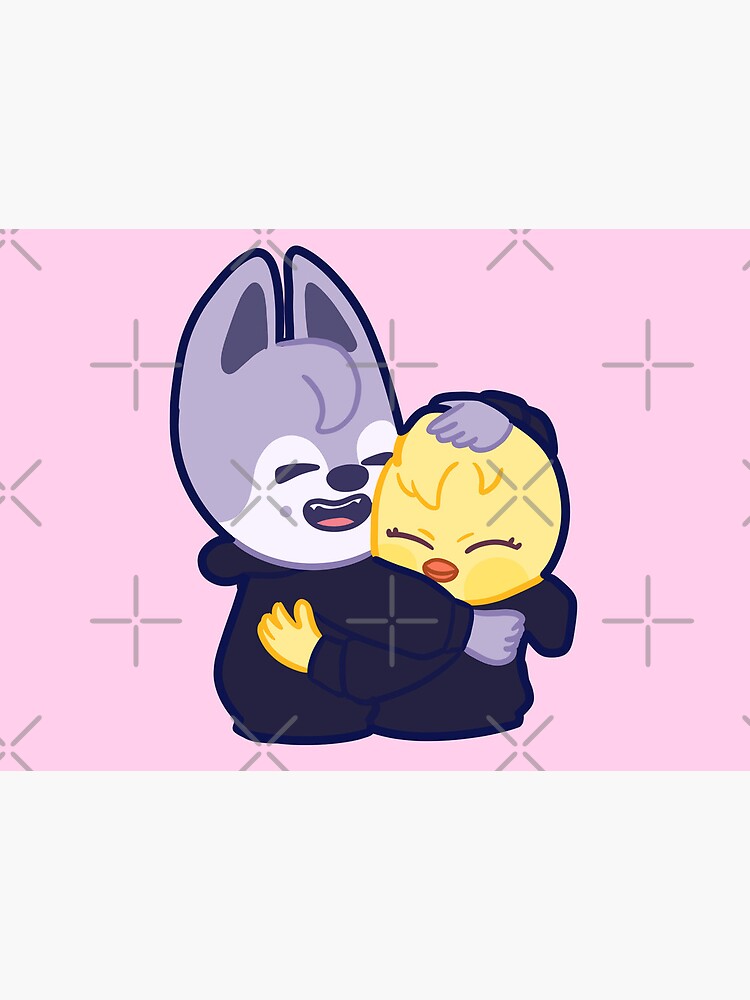STRAY KIDS (SKZOO) WolfChan And Bbokari Hug 