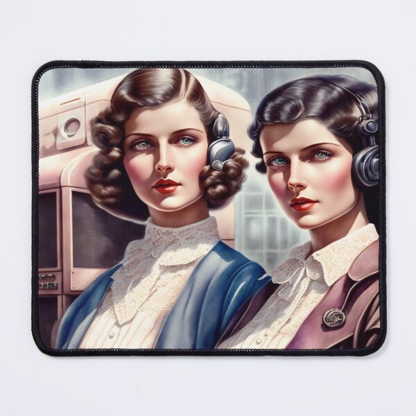 Item preview, Women in the telephone exchange designed and sold by m-y-A-I-A-R-T-.
