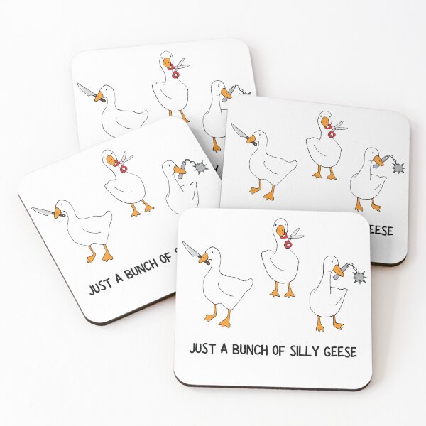 Item preview, Just a Bunch of Silly Geese Trio designed and sold by erinmumper.