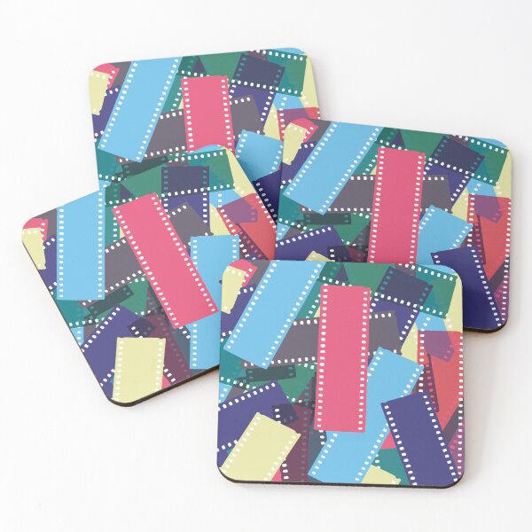 Item preview, Messy Film Negatives Film Camera Roll Photography Pattern designed and sold by OdessaHammes.