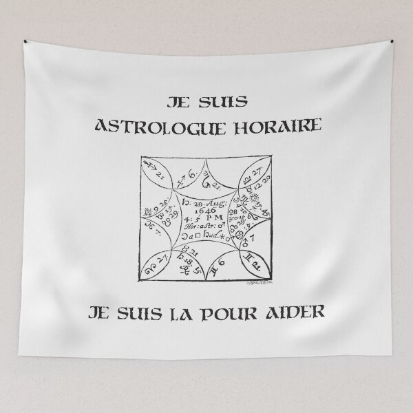 Item preview, Je suis astrologue horaire. Je suis là pour aider. white designed and sold by mariahmcmo.