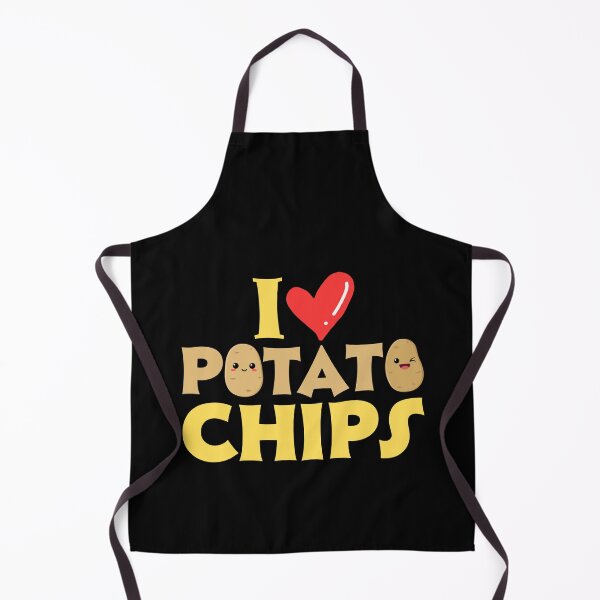 Item preview, I Love Potato Chips I Heart Potato Chips designed and sold by BunBuntheDog-.