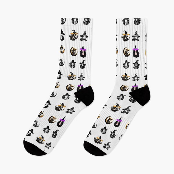 Item preview, Pack of beautiful witches on Halloween night designed and sold by huape.