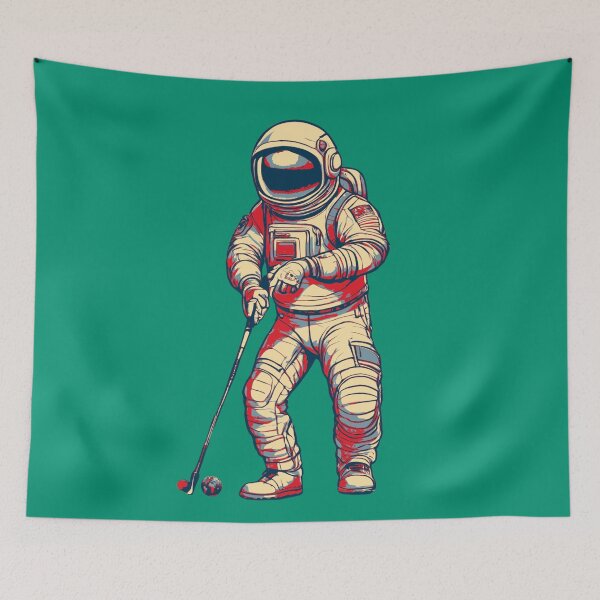 Item preview, Astronaut Playing Golf designed and sold by TrueArtsStore.