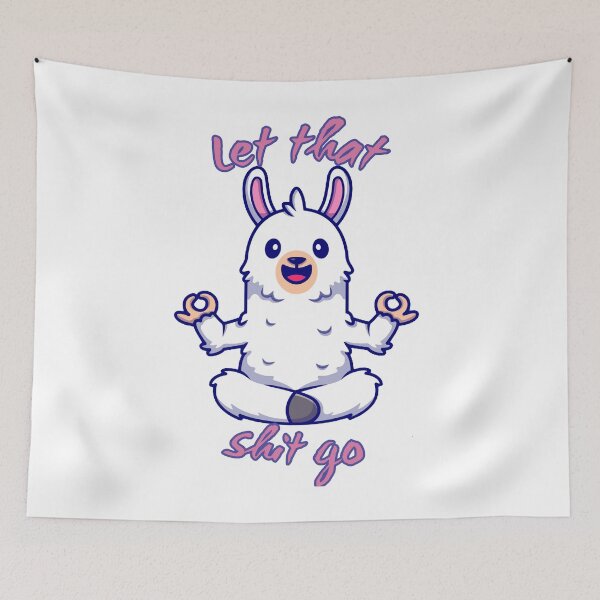 Item preview, Let that shit that funny Lama mediation  designed and sold by I-mydesign.