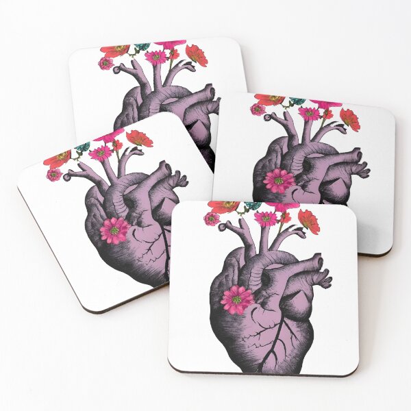 Item preview, Botanical heart - colorful flowers designed and sold by Urban  Charms.