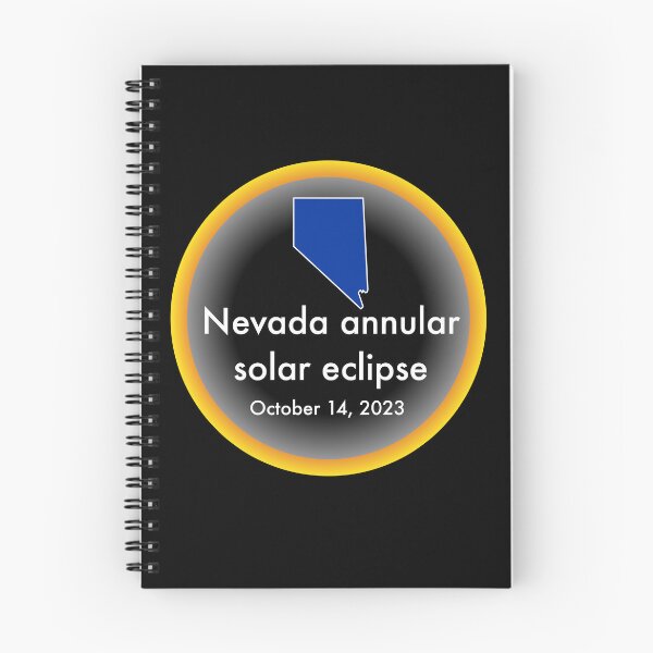 Item preview, Annular solar eclipse, October 14, 2023 in Nevada designed and sold by Cosmos-as-Art.