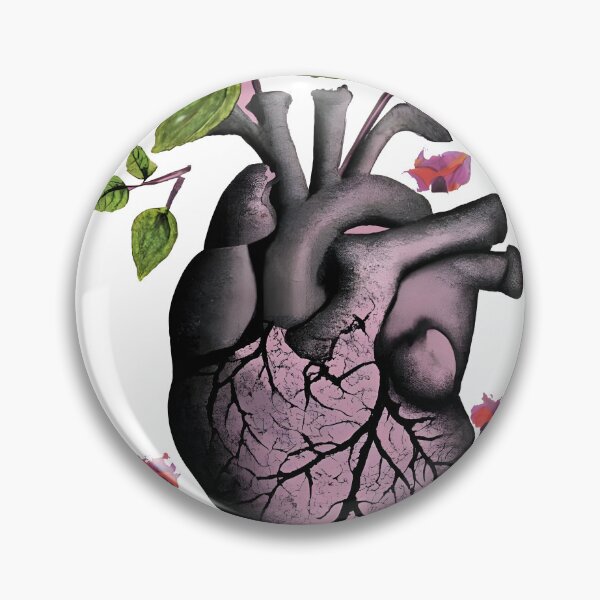 Item preview, Botanical heart - leaves and flower petals designed and sold by Urban  Charms.
