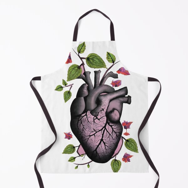 Item preview, Botanical heart - leaves and flower petals designed and sold by Urban Charms.