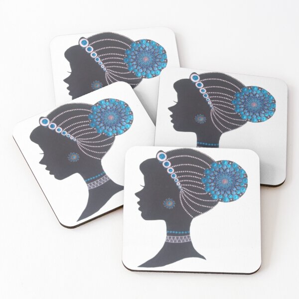 Item preview, Pointillism that Celebrates Diversity: Art with Black Women designed and sold by ArtisticUiverse.
