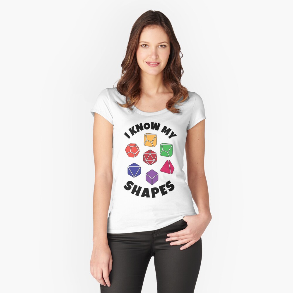 Item preview, Fitted Scoop T-Shirt designed and sold by sunburstrpg.