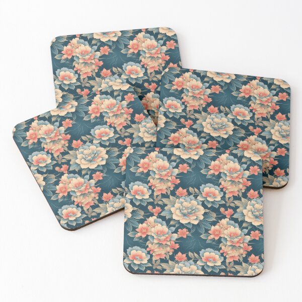 Item preview, Oriental flowers 39 designed and sold by DoodleLandShop.