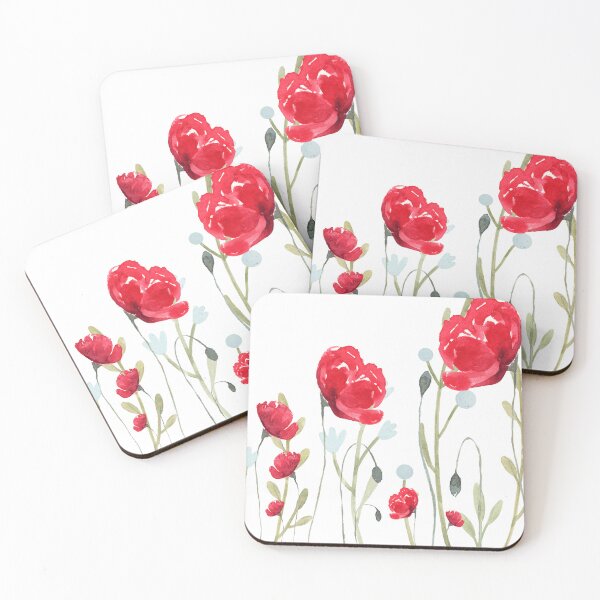 Item preview, Poppies in field designed and sold by Denya4Design.