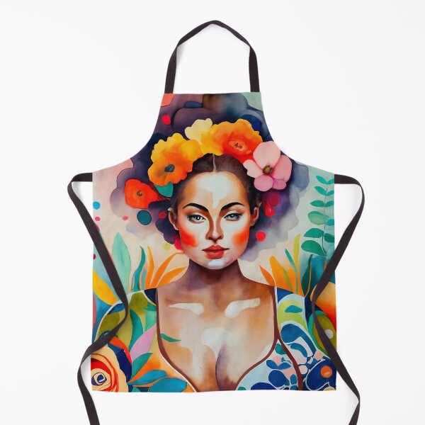 Item preview, Woman wearing floral and deep neckline designed and sold by Lefteris Betsis.