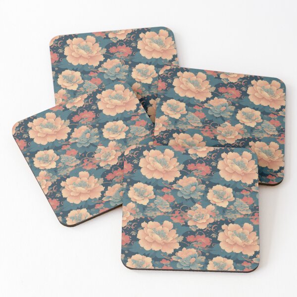 Item preview, Oriental flowers 41 designed and sold by DoodleLandShop.