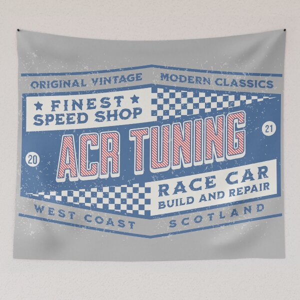 Item preview, ACR Speed Shop Retro designed and sold by ShellShocked21.