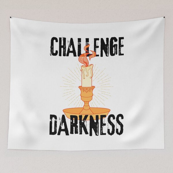 Item preview, Challenge Darkness | Lit Candle Flame designed and sold by ObsidianDaz.