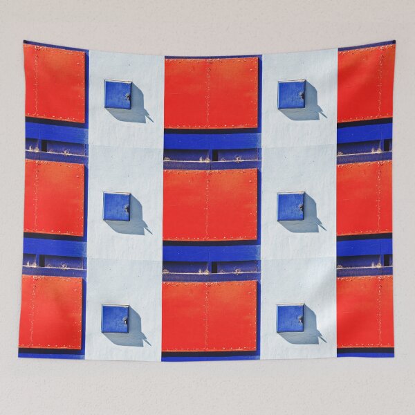 Item preview, Red, blue and white shapes designed and sold by Silvia Ganora.